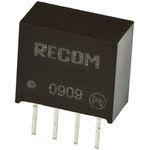 Recom RO DC-DC Converter, 15V dc/ 66mA Output, 10.8 → 13.2 V dc Input, 1W, Through Hole, +85°C Max Temp -40°C