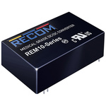 Recom REM10 DC-DC Converter, 5V dc/ 2A Output, 9 → 18 V dc Input, 10W, Through Hole, +105°C Max Temp -40°C Min