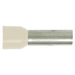 Altech Insulated Crimp Bootlace Ferrule, 18mm Pin Length, 8.7mm Pin Diameter, 35mm² Wire Size, Beige
