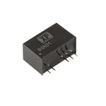 XP Power IHA01 DC-DC Converter, -9V dc/ -55mA Output, 4.5 → 5.5 V dc Input, 1W, Through Hole, +85°C Max Temp