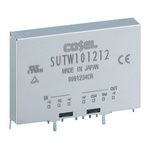 Cosel SUTW DC-DC Converter, ±15V dc/ 350mA Output, 36 → 76 V dc Input, 10.5W, PCB Mount, +85°C Max Temp -40°C