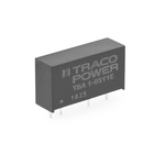 TRACOPOWER TBA 1E DC-DC Converter, ±5V dc/ ±100mA Output, 4.5 → 5.5 V dc Input, 1W, Through Hole, +85°C Max Temp