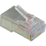 CONNECTOR;EZ-RJ45 MODULAR PLUG;CATEGORY 6;FOR TWISTED PAIR CABLE; SHIELDED