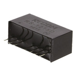 Recom RS DC-DC Converter, ±15V dc/ ±67mA Output, 9 → 18 V dc Input, 2W, Through Hole, +85°C Max Temp -40°C Min