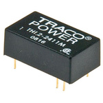 TRACOPOWER THI 2M DC-DC Converter, ±12V dc/ ±83mA Output, 4.5 → 5.5 V dc Input, 2W, Through Hole, +71°C Max Temp