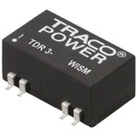 TRACOPOWER TDR 3WISM DC-DC Converter, 15V dc/ 200mA Output, 9 → 36 V dc Input, 3W, Surface Mount, +85°C Max Temp