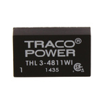TRACOPOWER THL 3WI DC-DC Converter, 5V dc/ 600mA Output, 18 → 75 V dc Input, 3W, Through Hole, +85°C Max Temp