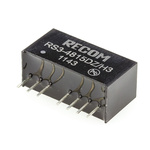 Recom RS3 DC-DC Converter, ±15V dc/ ±100mA Output, 20 → 60 V dc Input, 3W, Through Hole, +71°C Max Temp -40°C