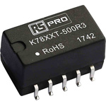 RS PRO Switching Regulator, Surface Mount, 3.3V dc Output Voltage, 4.75 → 36V dc Input Voltage, 500mA Output