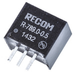 Recom Switching Regulator, Through Hole, 9V dc Output Voltage, 11 → 32V dc Input Voltage, 500mA Output Current,