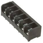 TE Connectivity Barrier Strip, 6 Contact, 9.53mm Pitch, 1 Row, 25A, 300 V