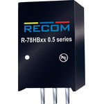 Recom DC-DC Switching Regulator, Through Hole, 12V dc Output Voltage, 17 → 72V dc Input Voltage, 500mA Output