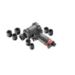 Facom 8-Piece Ratchet Socket Set, 1/2 in Square Drive