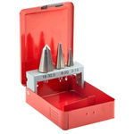 RS PRO 3-Piece Cone Cutter Set for Metal, 30mm Max, 3mm Min, HSS Bits