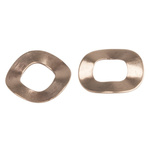 Plain Copper Crinkle Locking & Anti-Vibration Washer, 4BA