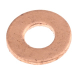 Copper Plain Washer, 0.8mm Thickness, M4