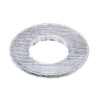 Zinc Plated Steel Plain Washer, 0.3mm Thickness, M2