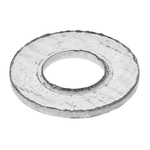 Zinc Plated Steel Plain Washer, 0.5mm Thickness, M2.5