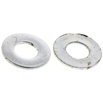 Zinc Plated Steel Plain Washer, 0.5mm Thickness, M3.5