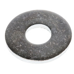 Bright Zinc Plated Steel Plain Washer, 2.5mm Thickness, M10, M10 (Form G)