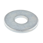 Bright Zinc Plated Steel Plain Washer, 5mm Thickness, M20 (Form G)