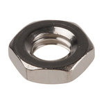 RS PRO Stainless Steel Half Hex Nut, Plain, M4