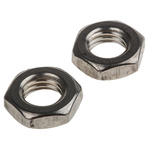 RS PRO Stainless Steel Half Hex Nut, Plain, M12