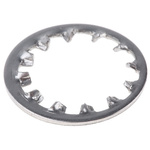 Plain Stainless Steel Internal Tooth Shakeproof Washer, M16, A2 304
