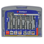 Tivoly 7-Piece for Metal, 10mm Max, 3mm Min, HSS Bits