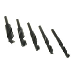RS PRO 5-Piece Twist Drill Bit Set for Metal, 1in Max, 9/16in Min, HSS Bits
