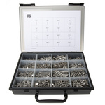 1250 piece Stainless Steel Screw/Bolt Kit, No. 10, No. 6, No. 8