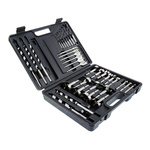 RS PRO 35-Piece Hole Saw Set Set for Wood, 2.125in Max, 3/8in Min, HSS Bits