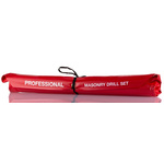 RS PRO 16-Piece Twist Drill Bit Set for Masonry, 22mm Max, 4mm Min, Steel Bits