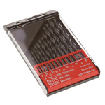 RS PRO 13-Piece Twist Drill Bit Set for Metal, 6.5mm Max, 1mm Min, HSS Bits