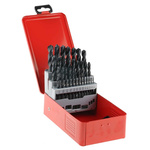 RS PRO 29-Piece Twist Drill Bit Set for Metal, 1/2in Max, 1/16in Min, HSS-G Bits