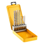 DeWALT 7-Piece SDS Plus Drill Bit Set for Masonry, 12mm Max, 5mm Min, Tungsten Carbide Tipped Bits