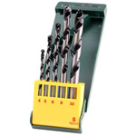 Bosch 5-Piece Twist Drill Bit Set for Masonry, 10mm Max, 4mm Min, Tungsten Carbide Tipped Bits
