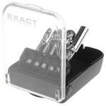 EXACT 11-Piece Twist Drill Bit Set for Metal, 10.2mm Max, 2.5mm Min, HSS Bits