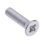 RS PRO, M3 Countersunk Head, 12mm Stainless Steel Pozidriv A2 304