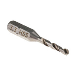 RS PRO HSS Twist Drill Bit, 3.3mm Diameter