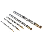 Dormer 5-Piece Twist Drill Bit Set for Multi-Material, 10mm Max, 4mm Min, HSS Bits
