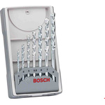 Bosch 7-Piece for Multi-Material, 8mm Max, 3mm Min, Steel Bits