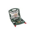 Bosch 103-Piece Twist Drill Bit Set for Multi-Material, 10mm Max, 1mm Min, Titanium Bits