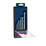 Bosch 4-Piece Twist Drill Bit Set for Multi-Material, 8mm Max, 5.5mm Min, Carbide Tipped Bits