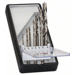 Bosch 7-Piece Wood Auger Drill Bit Set for Wood, 8mm Max, 2mm Min, High Speed Steel Bits