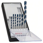 Bosch 7-Piece Masonry Drill Bit Set for Multi-Material, 10mm Max, 4mm Min, Tungsten Carbide Tipped Bits
