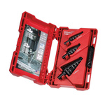 Milwaukee 3-Piece Step Drill Bit Set for Multi-Material, 35mm Max, 4mm Min, Steel Bits