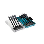 Makita 8-Piece Wood Auger Drill Bit Set for Wood, 32mm Max, 12mm Min, Metal Bits