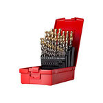 Dormer 29-Piece Jobber Drill Set for Multi-Material, 1/2in Max, 1/16in Min