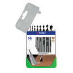 Tivoly 8-Piece Wood Drill Bit Set for Wood, 10mm Max, 2mm Min